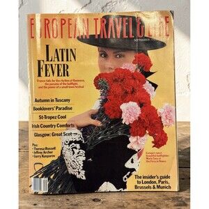 1988 SEPTEMBER EUROPEAN TRAVEL & LIFE MAGAZINE - MARIE SARA BULLFIGHTER